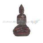 A set of Buddha Statue Dark Red