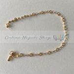 1 set of Golden Anklet with white stone (Paauju)