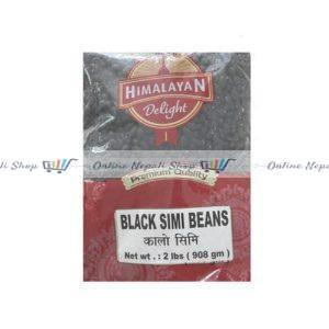 A packet of Kalo Simi (Dry Black Beans)