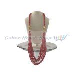 A set of Pote - with Large Red Beads(Red and Golden)
