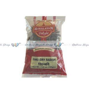 A packet of Sinki (Dry Radish)