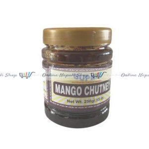 A packet of Super Mango Chutney