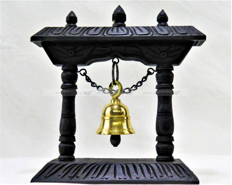 Wooden Frame Brass Bell