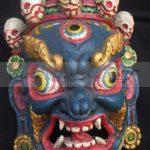 Buddhist Dancing Wooden Mask