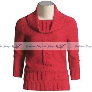 Cashmere Cowl Neck Sweater