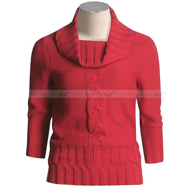 Cashmere Cowl Neck Sweater