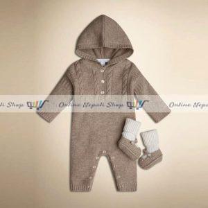 Cashmere Jumsuit baby Set