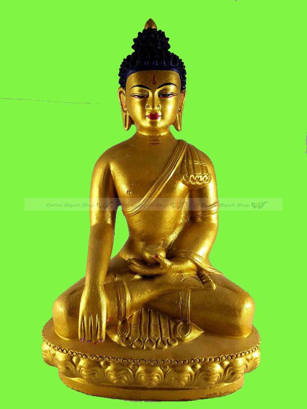 Shakyamuni Buddha Clay Statue