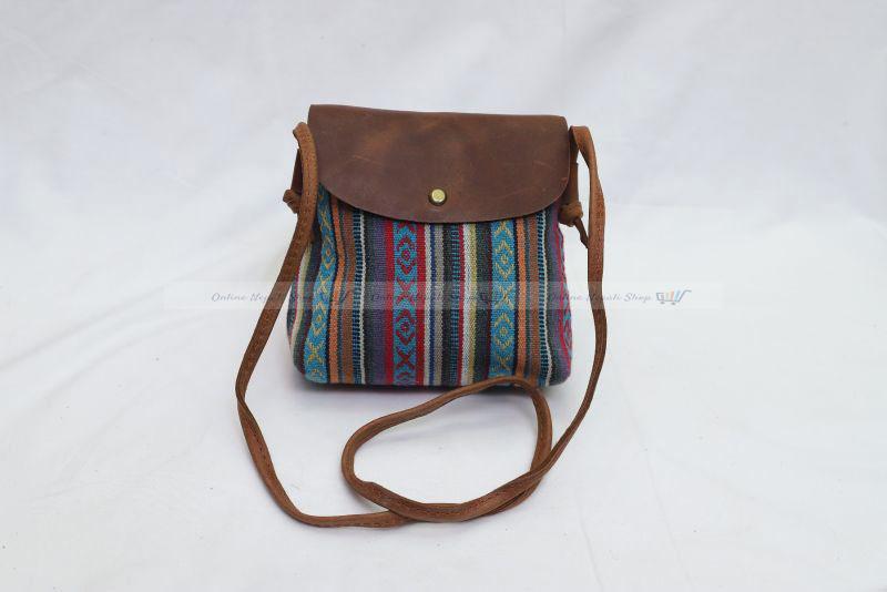 Multi-Colored Messenger bag
