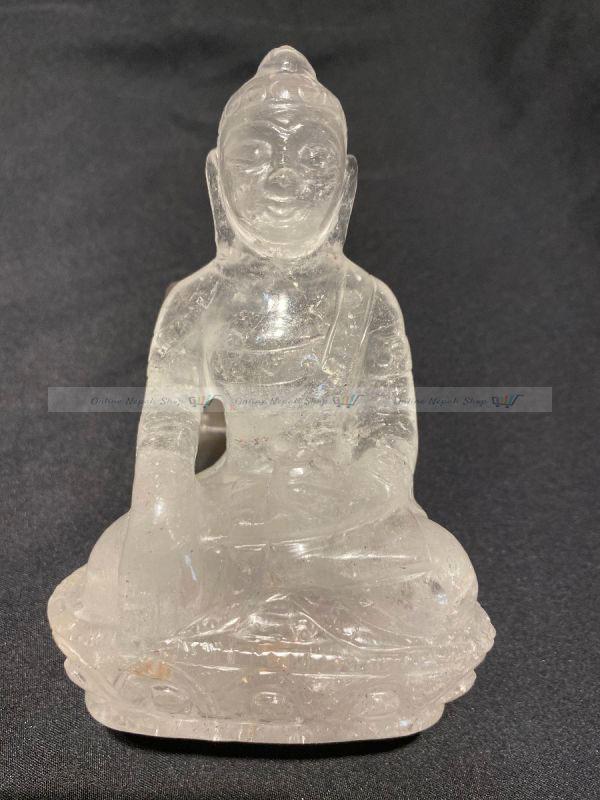 Handmade Crystal Buddha Statue