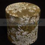 Floral Printed Cylindrical Paper Box