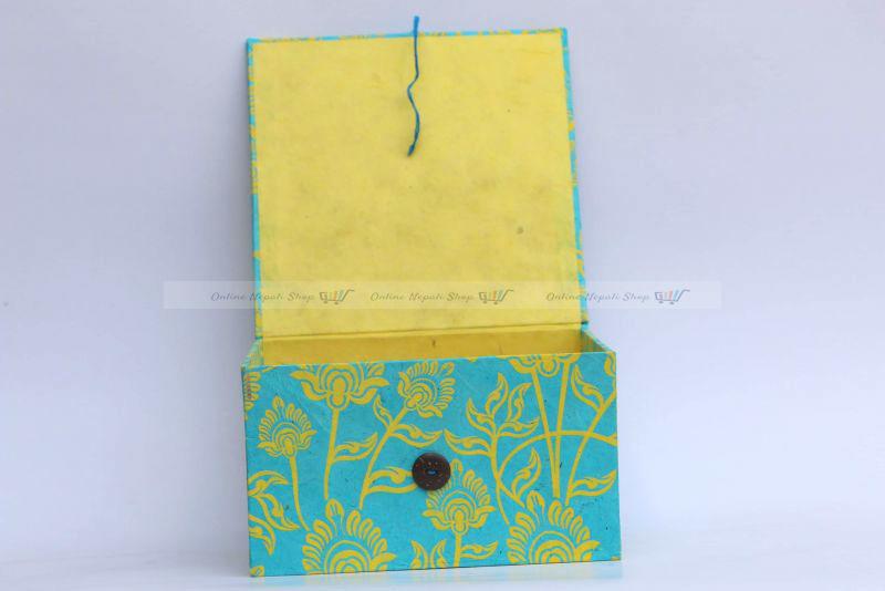 Handmade Paper Singing Bowl Box