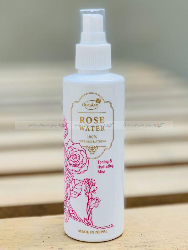 Himalayan Rose Water Mist Skin Hydration and Toner