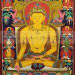 Newari Paubha of Ratnasambhava Buddha with 24k Gold