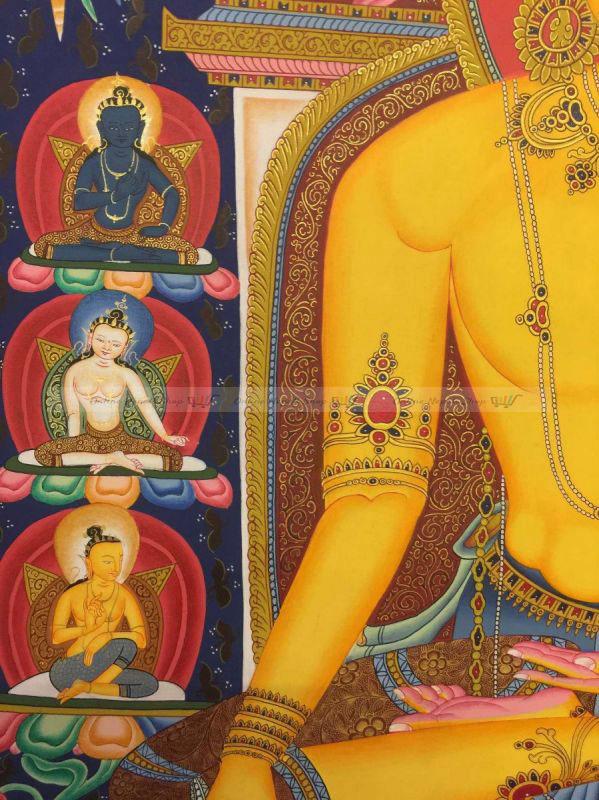 Newari Paubha of Ratnasambhava Buddha - Image 2