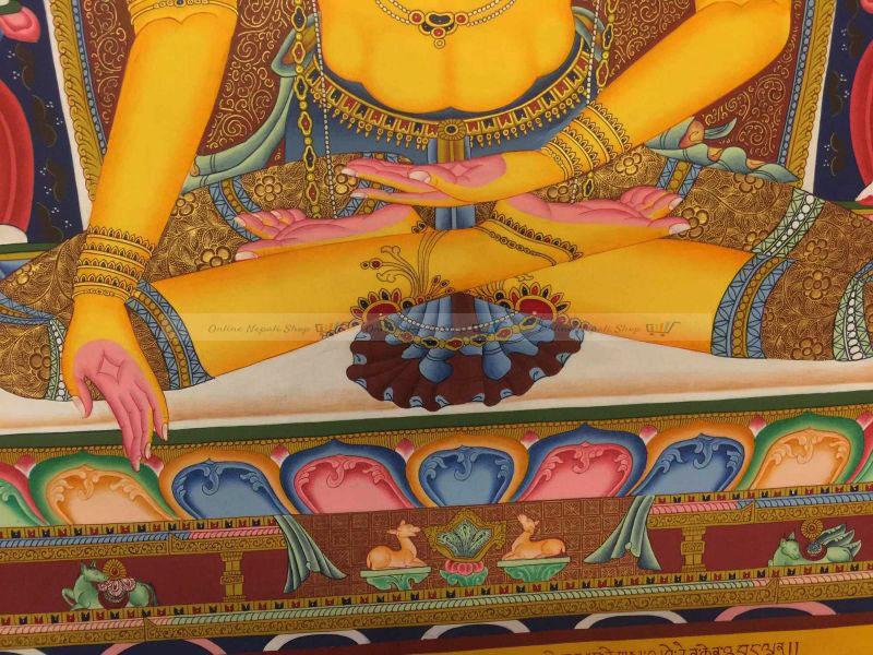 Newari Paubha of Ratnasambhava Buddha - Image 3