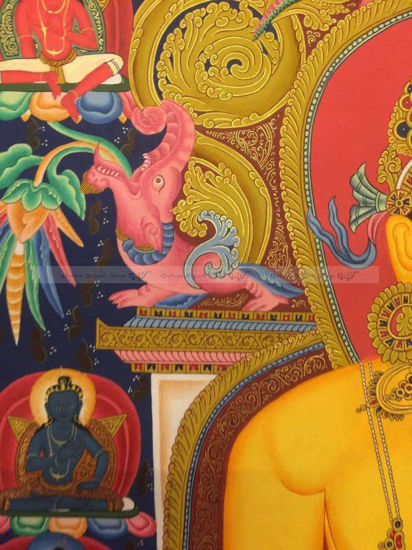 Newari Paubha of Ratnasambhava Buddha - Image 4