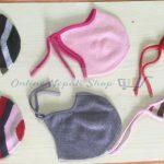 Pure Cashmere kids cap with string