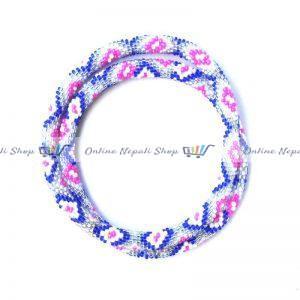 Handmade Designed Glass Bead Anklet