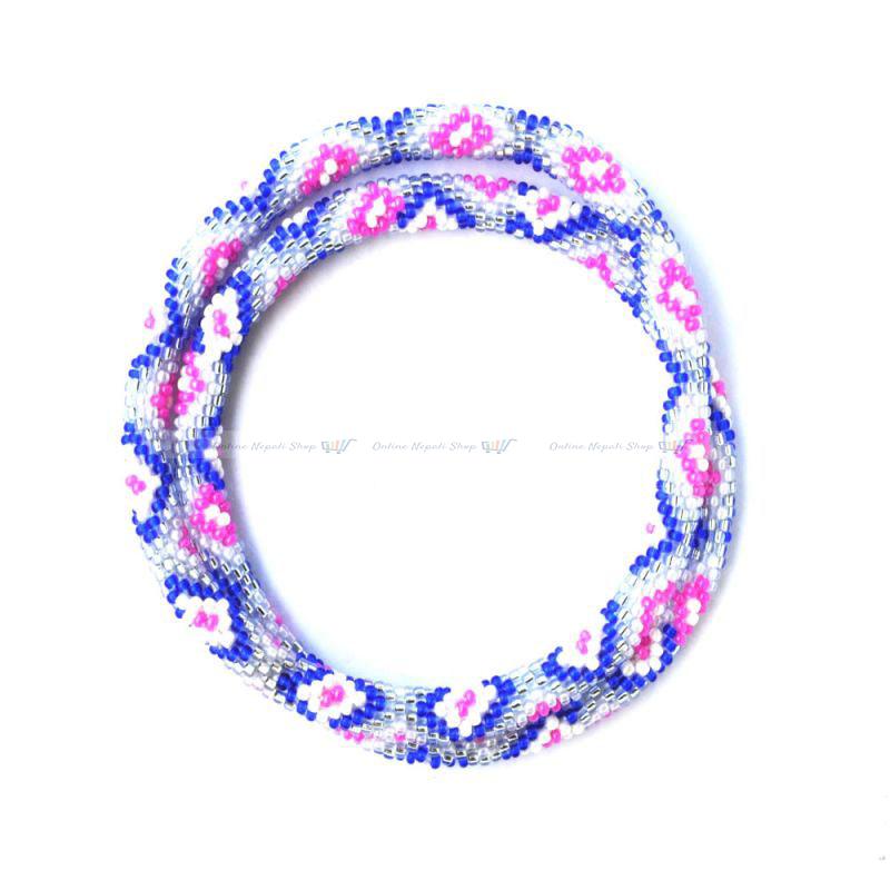 Handmade Designed Glass Bead Anklet