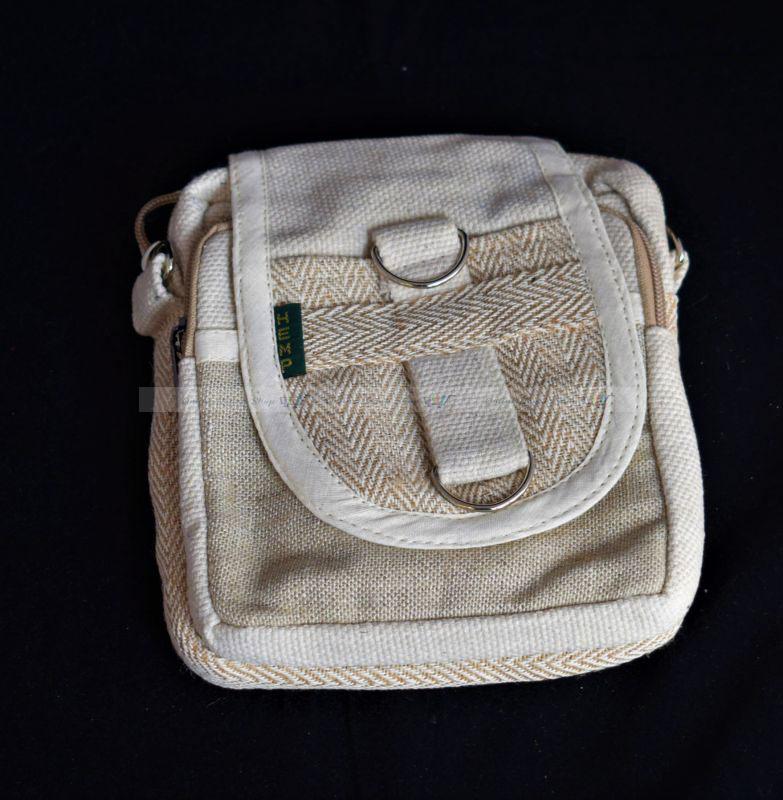 Small and Portable Hemp Messenger Bag