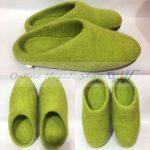 Unisex Felted Woolen Shoes Slippers