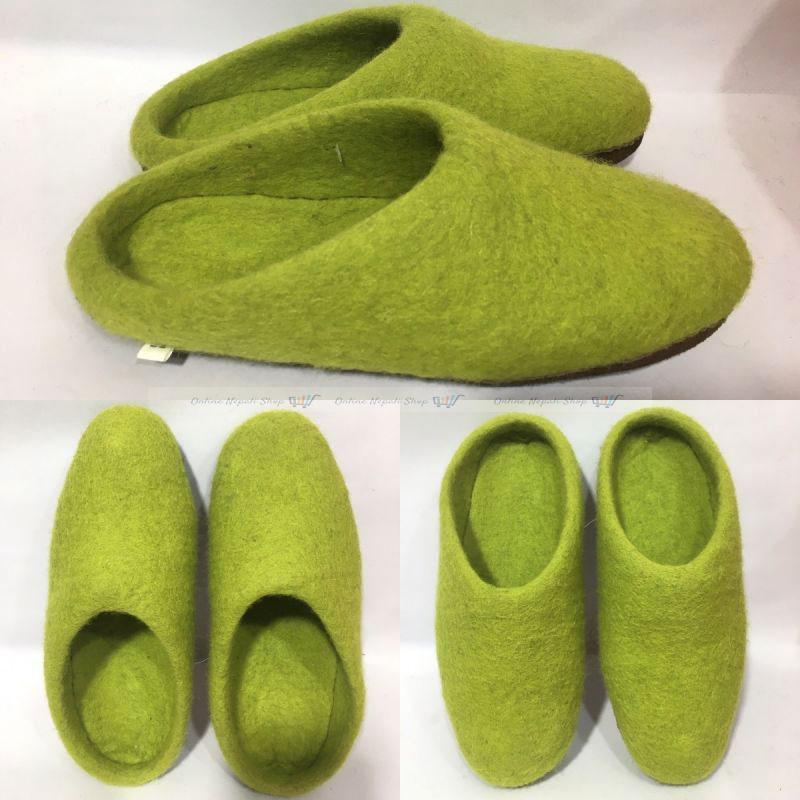 Unisex Felted Woolen Shoes Slippers