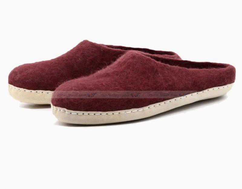Woolen Unisex Felted Shoes Slippers