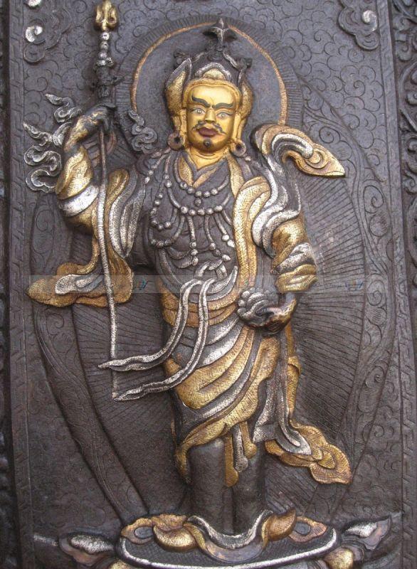 Antique Guru Rinpoche Wall Hanging - Image 2
