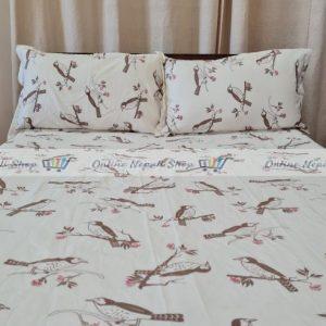 Bird Print Bedsheet