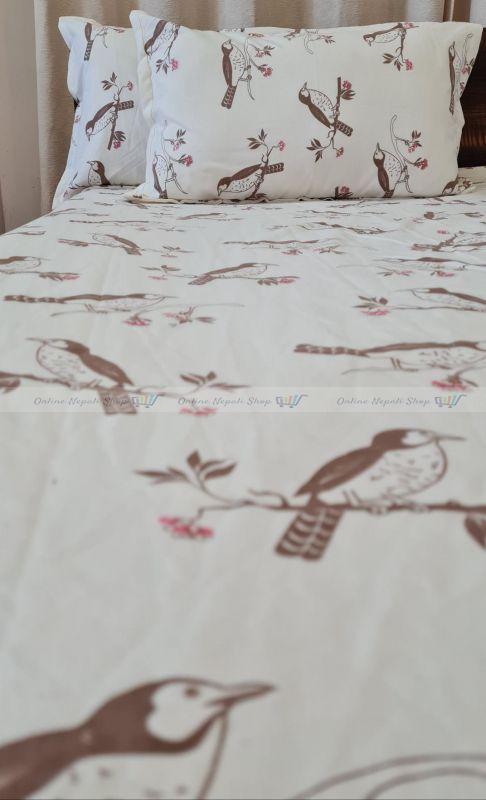 Bird Print Bedsheet - Image 2