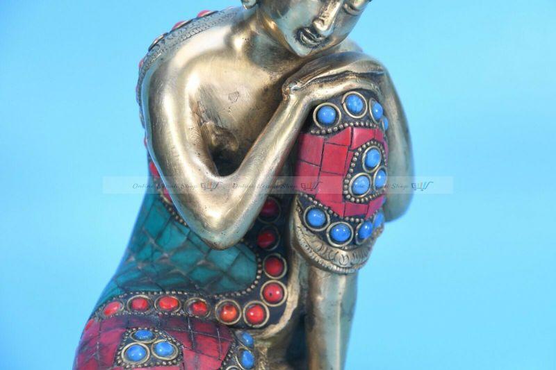 Bronze Buddha Gem Statue - Image 3