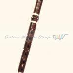 Brown Tip Wooden Carved Flute