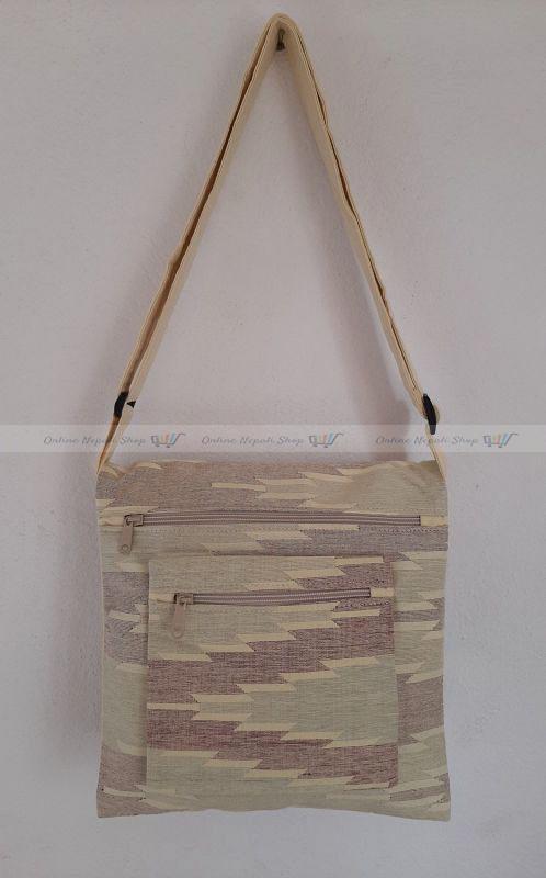 Cotton Dhaka Weave Two Folded Shoulder Bag