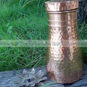 Copper Ayurvedic Bedside Large Water Jug