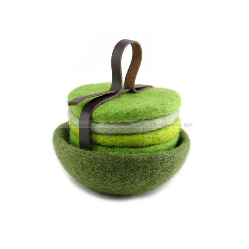 Felt Tea Cup Holder Set