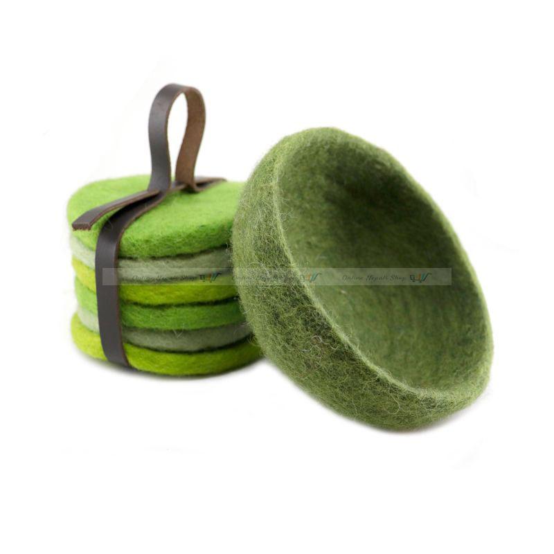 Felt Tea Cup Holder Set - Image 3