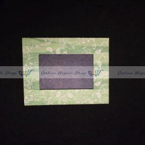 Flower Printed Design Lokta Paper Frame