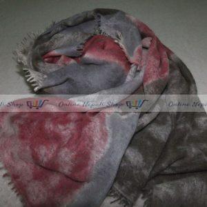 Hand Knitted Pure Cashmere Design Blanket