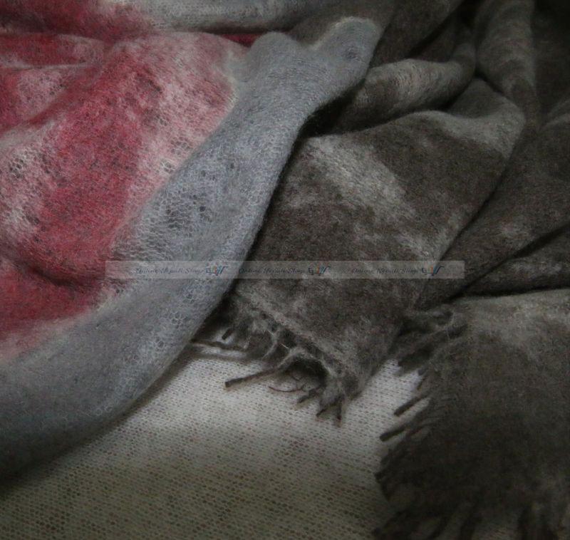 Hand Knitted Pure Cashmere Design Blanket - Image 2