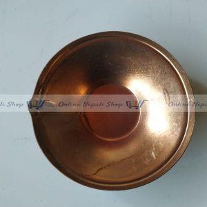 Handmade Aarati Copper Diyo