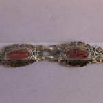 Handmade Coral Sterling Silver Bracelet