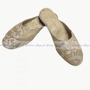 Handmade Velvet Embroidered Shoes