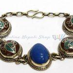 Handmade Metal Stone Setting Bracelet