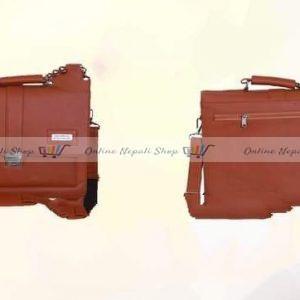 Large Size Handmade Leather File Bag