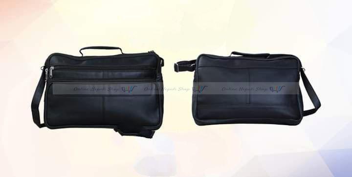 Medium Size Handmade Leather File Bag