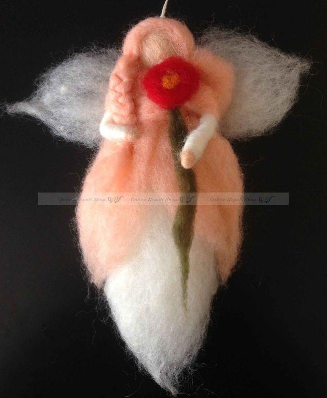 Handmade Woolen Felt Decoration Angel Doll