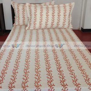 Orange Roots Bedsheet