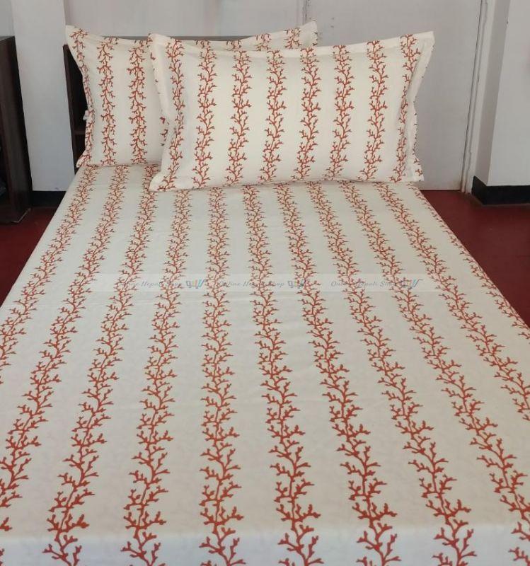 Orange Roots Bedsheet