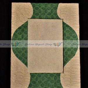Printed Design Lokta Paper Picture Frame
